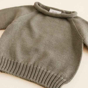 Baby Sweater Georgette, Artichoke, Hvid
