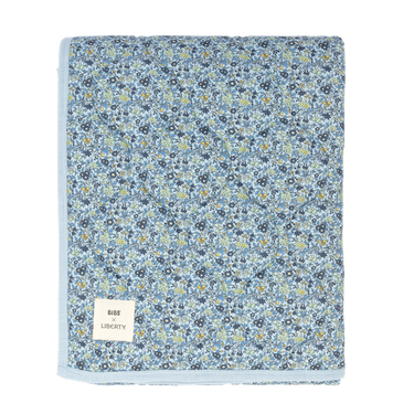 Liberty Quiltet Tæppe, Chamomile Lawn Baby Blue, Bibs