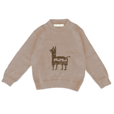 Alex Sweater, Alpaca, Rose/Pebble, Esencia