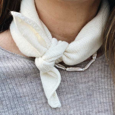 Atlas Scarf, Cashmere, Natural, Lalaby