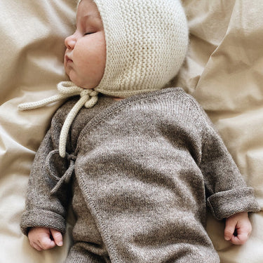 Baby Jumpsuit Uma, Uld/Cashmere, Millet, Lalaby