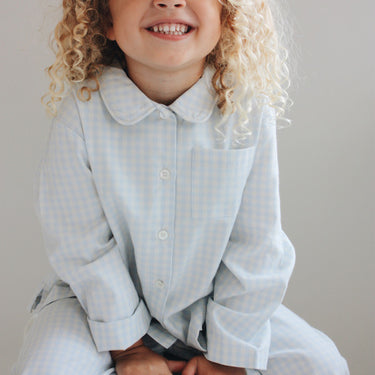 Classic Pyjamas, Blue Gingham, Lalaby