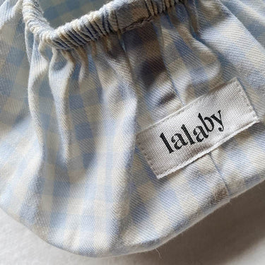 Wet Wipe Cover, Blue Gingham, Lalaby