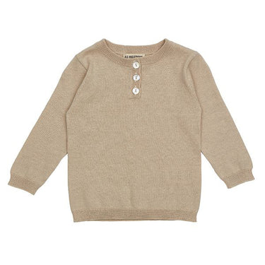 Henley Sweater, Bomuld/Baby Alpaca, Shell, As We Grow